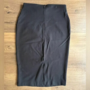 Pink Tartan Black Pencil Skirt